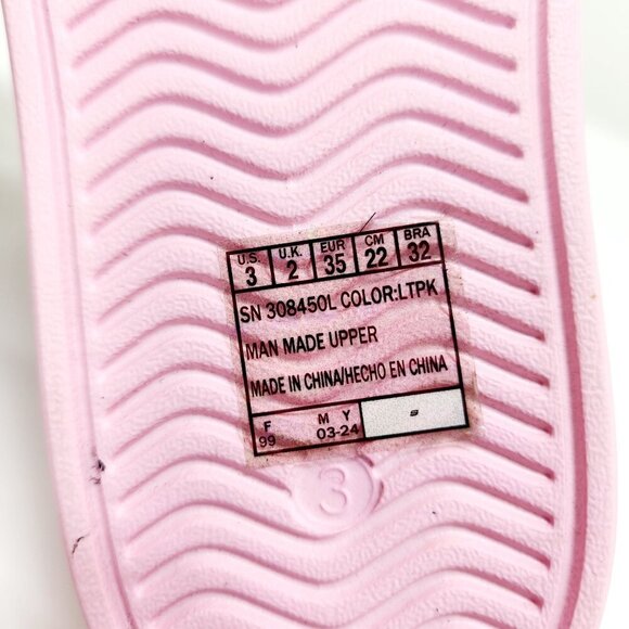 Skechers kids Foamies Machine Washable Pink Slip-On Shoes Size 3 - Picture 3 of 13